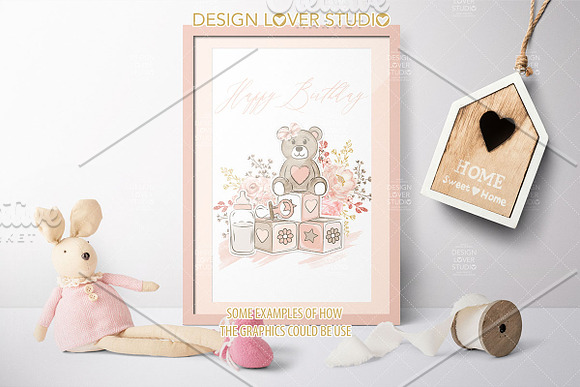 -50% Baby Girl design in Illustrations - product preview 2