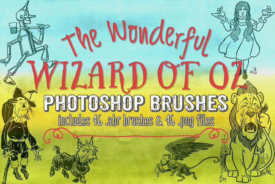 Wizard of Oz Photoshop Brushes in Photoshop Brushes - product preview 8