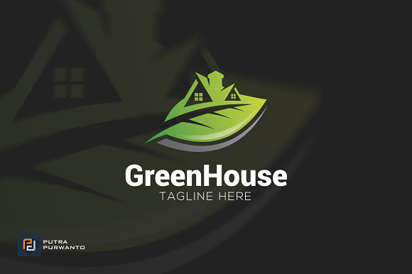 Green House - Logo Template in Logo Templates - product preview 1
