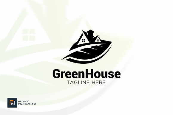 Green House - Logo Template in Logo Templates - product preview 2
