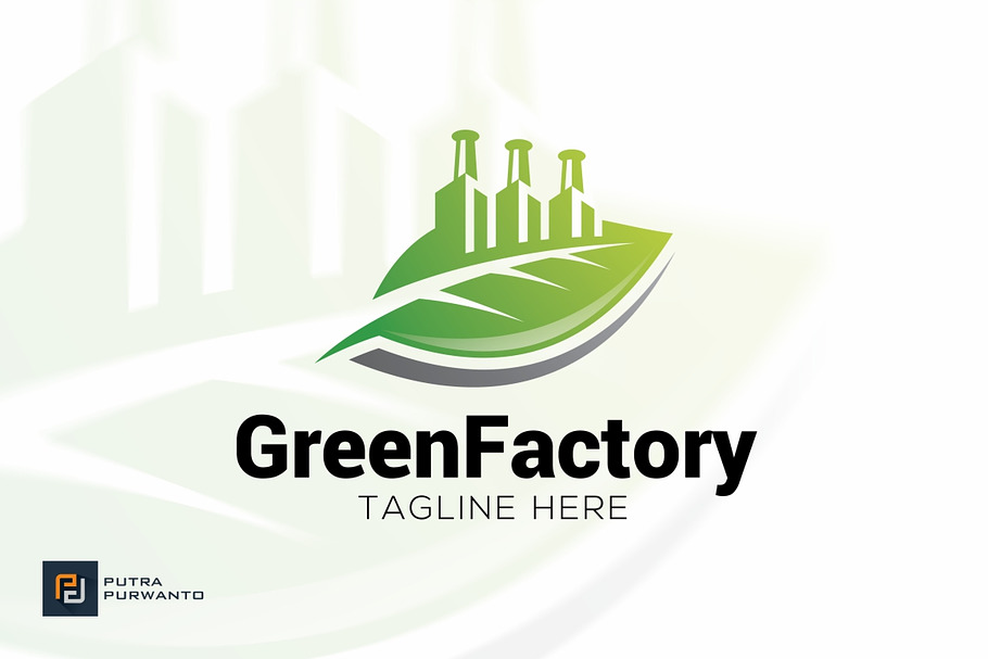 Green Factory - Logo Template in Logo Templates - product preview 8
