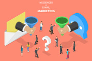 E-mail vs messenger marketing
