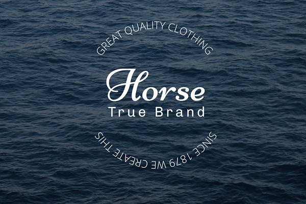 Clothing Logo - Horse