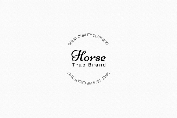 Clothing Logo - Horse in Logo Templates - product preview 7