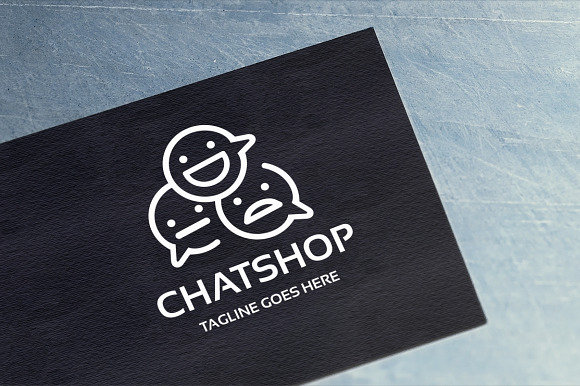 Chatshop Logo in Logo Templates - product preview 3