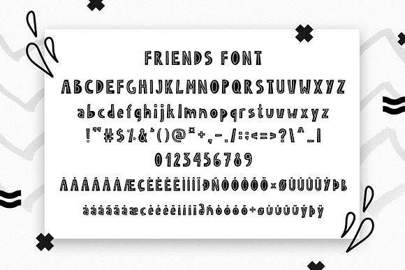 Friends Forever - Childrens font duo in Script Fonts - product preview 3
