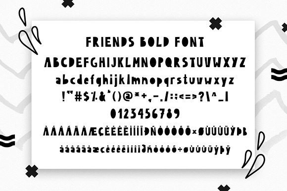 Friends Forever - Childrens font duo in Script Fonts - product preview 6