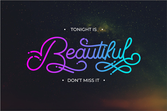 The Beautyline + Extra in Script Fonts - product preview 3