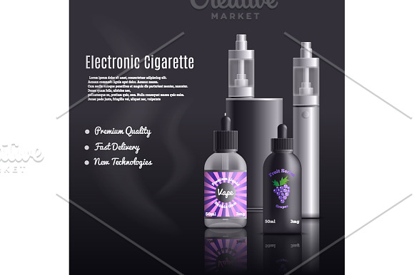 Vaping Accessories Set in Objects - product preview 3