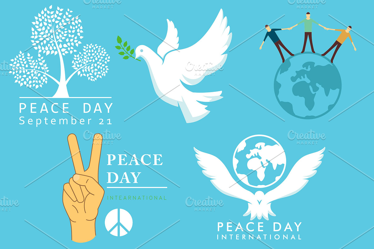International Day of Peace symbols  in Illustrations - product preview 8