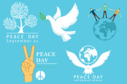 International Day of Peace symbols 