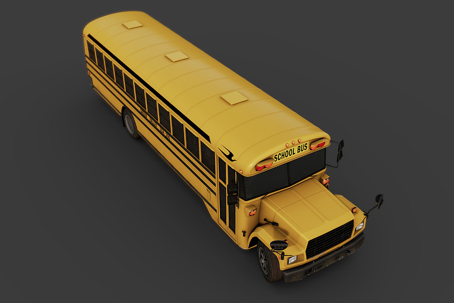 School Bus in Vehicles - product preview 2