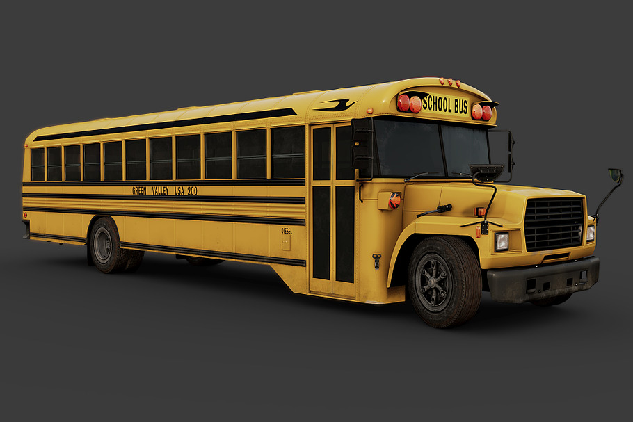 School Bus in Vehicles - product preview 4