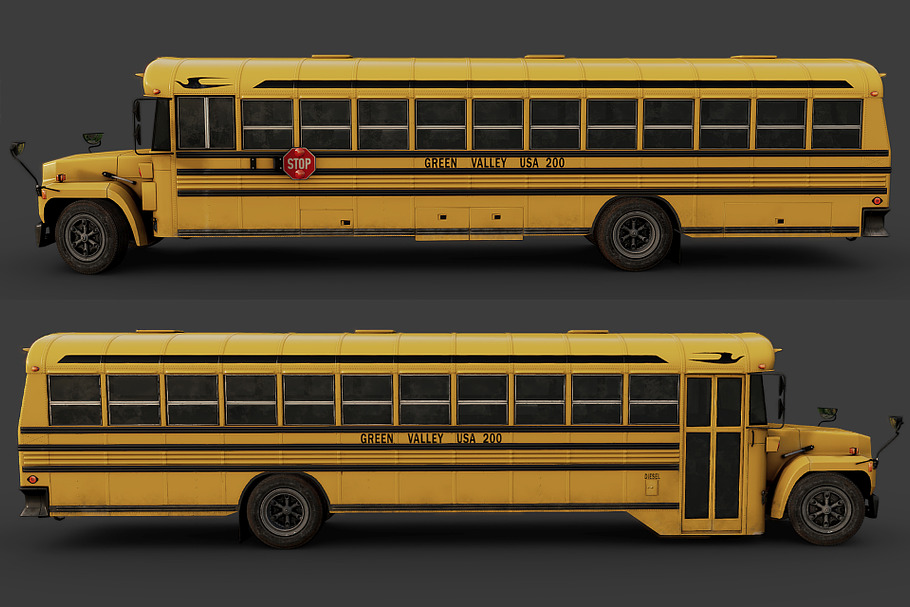 School Bus in Vehicles - product preview 5