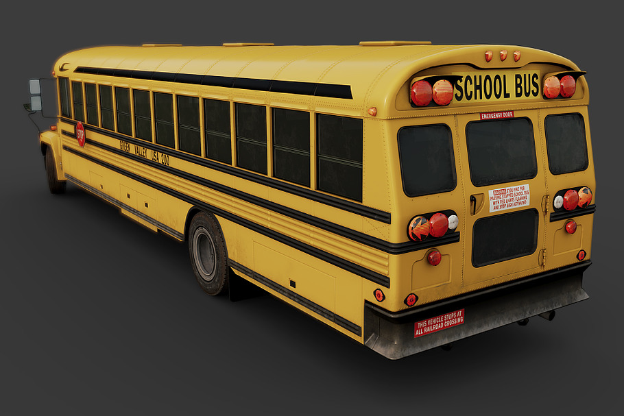 School Bus in Vehicles - product preview 6