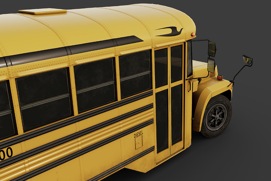 School Bus in Vehicles - product preview 9