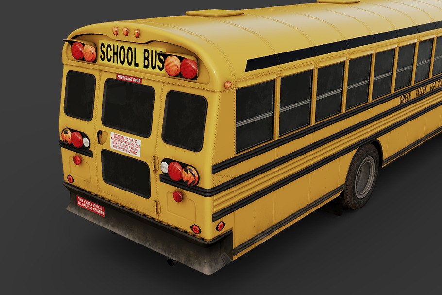 School Bus in Vehicles - product preview 10
