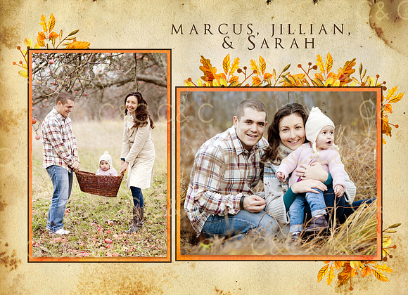 Fall Greatful,Thankful, Photo Card in Objects - product preview 2