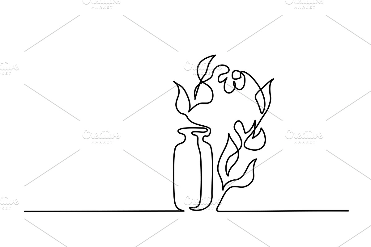 Cosmetic aromatherapy bottle in Illustrations - product preview 8