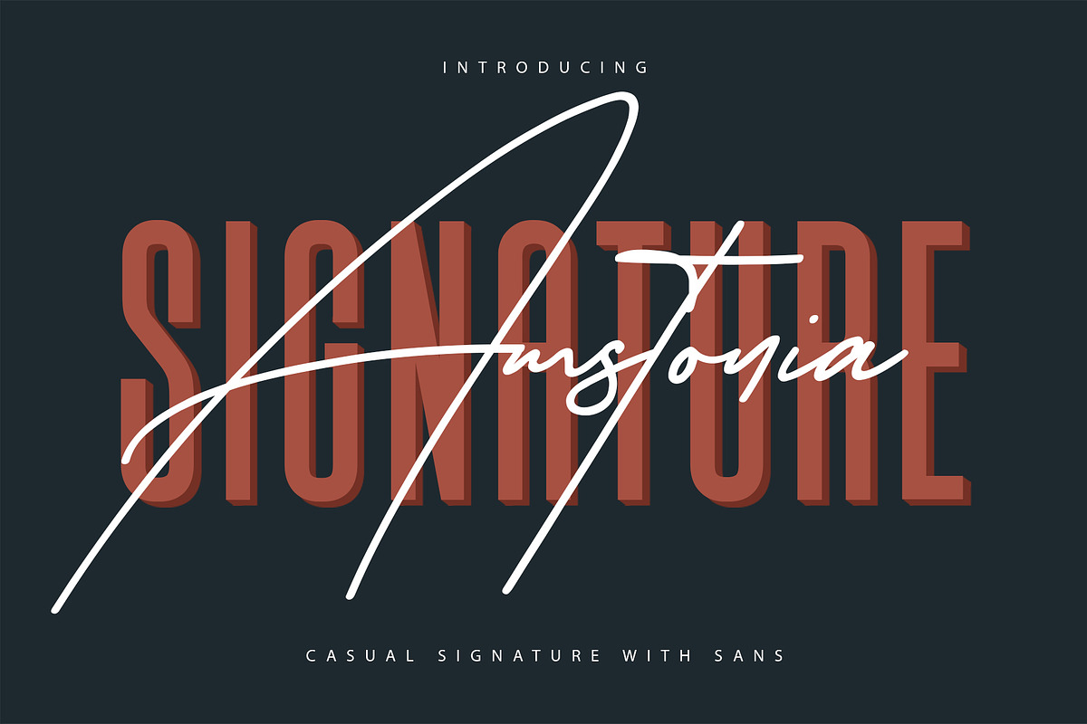 Amstonia Signature - Free Sans Serif in Script Fonts - product preview 8