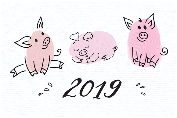 Zodiac Symbol 2019 Piggy in Objects - product preview 3