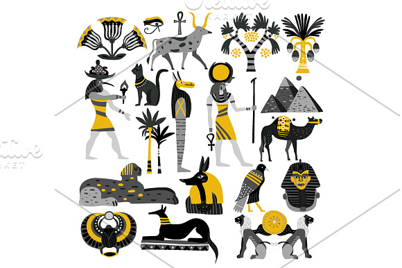 Ancient Egypt Set in Illustrations - product preview 2