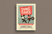 Retro Swing Dance Flyer