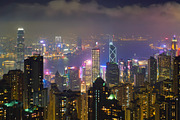 Hong Kong skyscrapers skyline