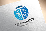 Letter T - Technology Logo