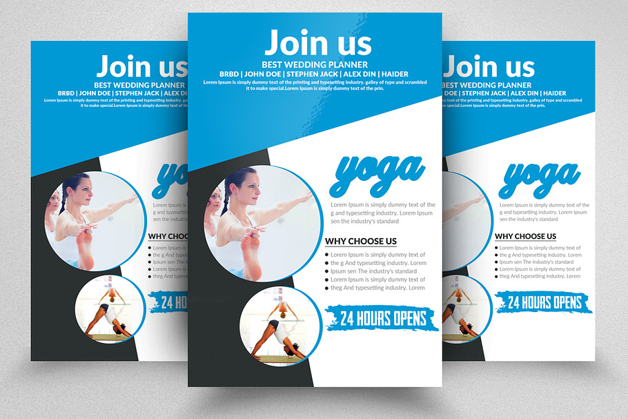 Yoga Coaching Classes Flyer Template in Flyer Templates - product preview 8