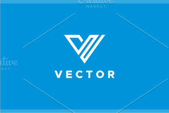 Letter V Logo in Logo Templates - product preview 1
