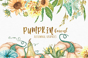 Pumpkin Harvest - Autumnal Graphics
