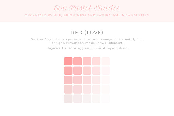 600 pastel shades color swatches in Photoshop Color Palettes - product preview 4