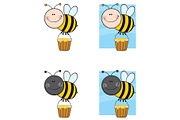 Bee Cartoon Character - 6