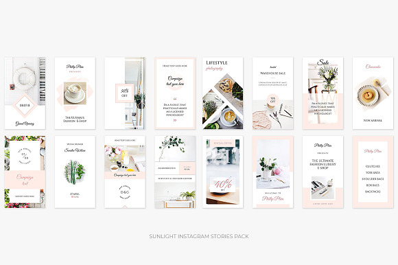 Clean Instagram Stories Bundle in Instagram Templates - product preview 7