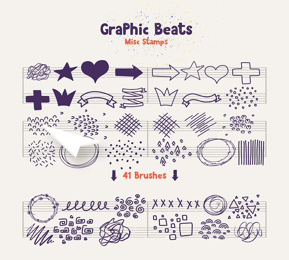 Graphic Beats: Illustrator Brushes in Add-Ons - product preview 2