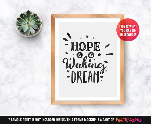 Frame'azing ‒ 8.5x11 Frame Mockups in Print Mockups - product preview 7
