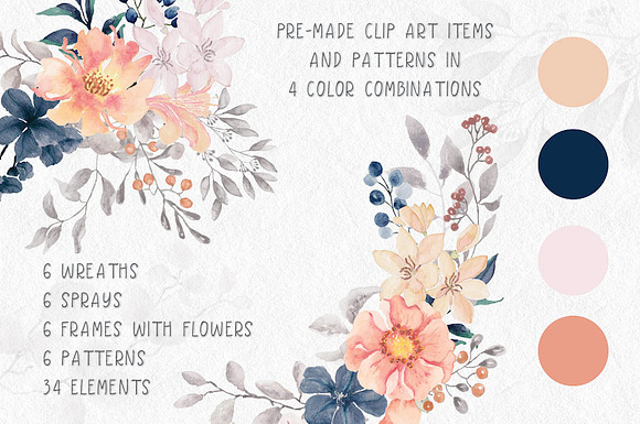 Coral Garden clip art collection in Illustrations - product preview 1