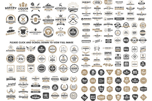 1207 Vintage Badge & Objects Vol.2 in Objects - product preview 7