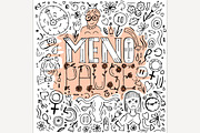 Menopause doodles image