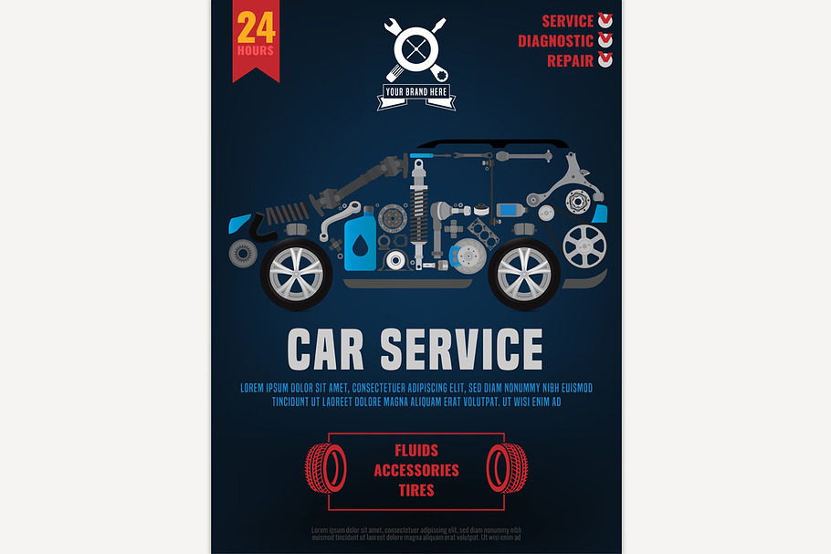 Spare Parts Car Poster