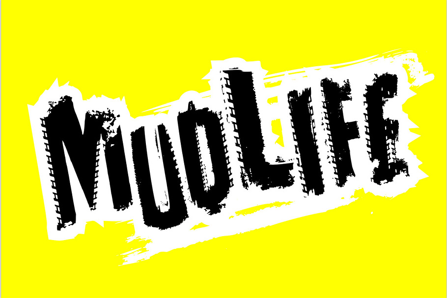 Mud life Sticker