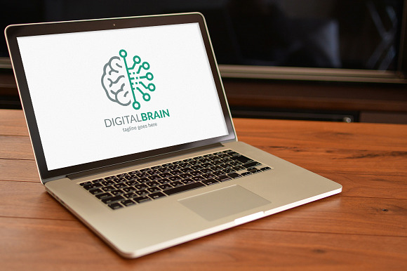 Digital Brain Logo in Logo Templates - product preview 10