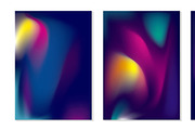 Abstract colorful flow background