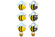 Bee Cartoon Character Collection - 4