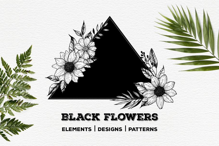 Black flowers. Part II