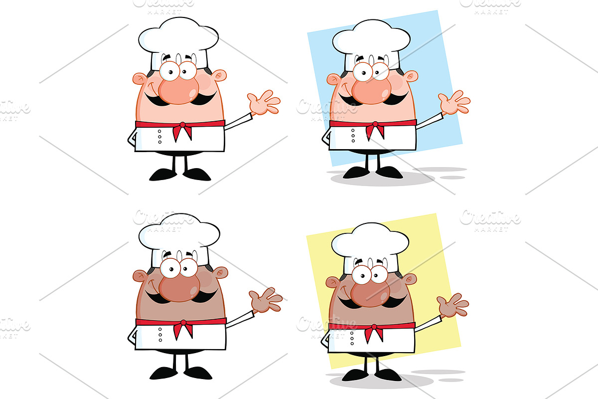 Happy Chef Character Collection - 1 in Illustrations - product preview 8