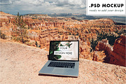 National Park Nomad Laptop Photoshop