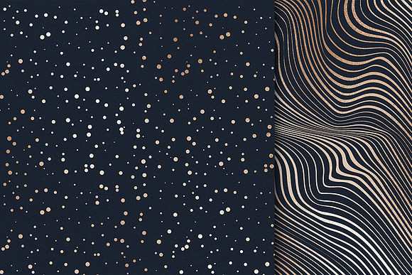 Gold Navy Blue Marble Textures in Textures - product preview 4