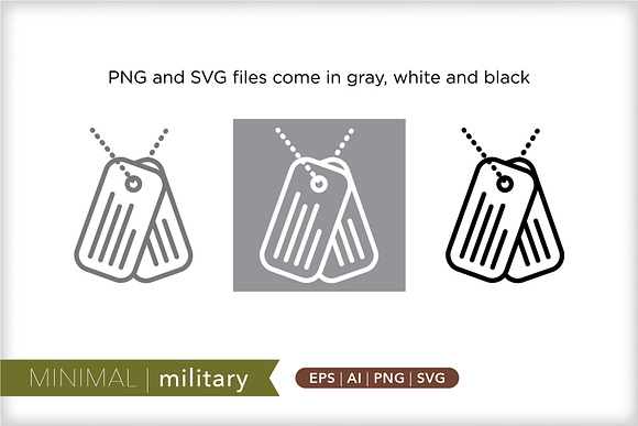 Minimal military icons in Military Icons - product preview 1